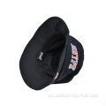 Sombreros de cubo negro personalizado hombres
